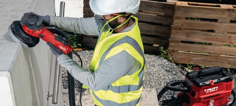 SPX turbo dijamantska brusna ploča (za DGH 130) Najbolja dijamantska brusna ploča za DGH 130 brusilicu za beton – za brušenje betona i prirodnog kamena u završnim radovima Primene 1