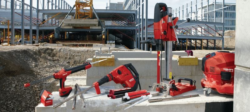 HIT-RE 500 V4 epoksidni anker Epoksidna smesa koja se ubrizgava vrhunskih perfomansi sa odobrenjima za povezivanje armaturnih šipki i ankerisanje sa velikim opterećenjima Primene 1